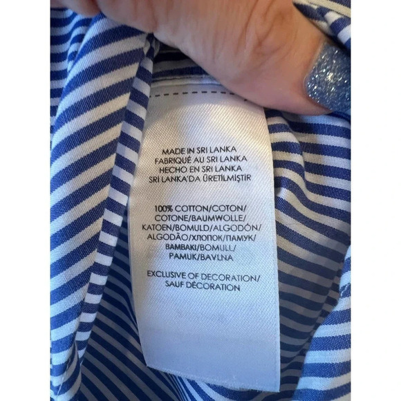 Ralph Lauren Striped Poplin Shirt - Picture 5 of 7